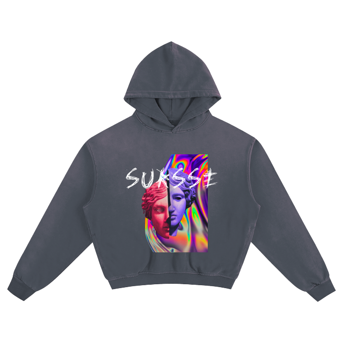 Sursse Abstract Boxy Hoodie