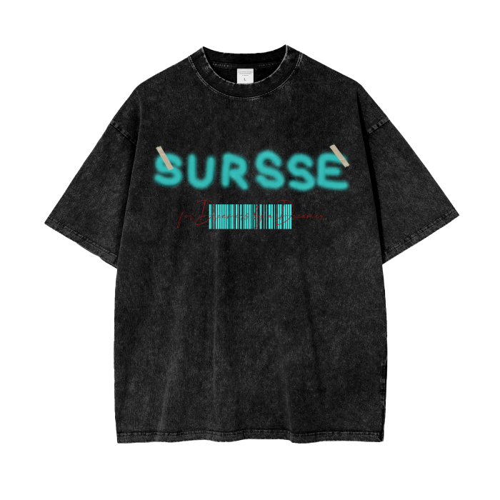 Distress Oversize Tee