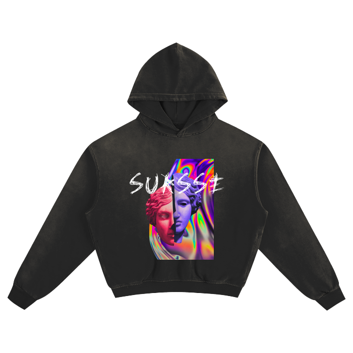 Sursse Abstract Boxy Hoodie