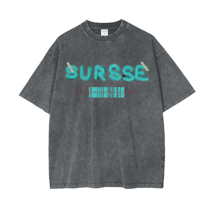 Distress Oversize Tee